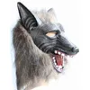 Halloween kostymer Masquerade mask Halloween Mask Hemsk Wolf Mask Gloves Resin Material Halloween Dekorationer Karneval Trick Funny