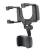 Justerbar bil GPS-backspegel Auto Mount Holder Mobiltelefonfäste Stativ för iPhone X / 8/7/6 Plus Samsung Huawei Universal Phone