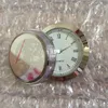 Orologio con inserto da 45 mm, cinturino in metallo, inserto per orologio, quadrante arabo, adatto per orologio, movimento cinese SL68