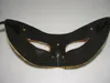 20st Half Face Mask Halloween Masquerade Mask Male Venice Italy Flathead Lace Bright Cloth Masks7129054