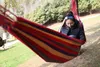 Tanlook Ultralight Camping Hammock Compact 2 Person Cotton Hammocks Multifunctional Hammocks with Hanging Rope Outdoor Leisure Swing Bed