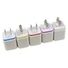 Dual USB Wall Charger Adapter voor iPhone X 8 Plus iPad Samsung Galaxy S8 S7 S9 mobiele telefoons