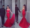 2016 Red Sexy Arábia Saudita Vestidos de Baile Barato Araric Abaya Sereia Vestido de Baile Vestidos de Festa Vestidos de Festa Vestido de Noite Vestidos de Festa