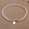 YHAMNI Fashion Three Lines Beads charm bracelet 100 Pure 925 Silver Fashion Jewelry Gloss Bracelet Ball H1724471273