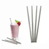 Wholesale Eco-Friendly Straight Metal Drinking Straw Stainless Steel Reusable Straws For Beer Fruit Juice Drink wen4564