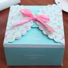 Party Christmas bowknot gift box romantic wedding candy favor box custom kraft paper gift box cartoon flower cardboard boxes event gift wrap