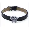 zinc papillon pleine de strass en gros alliage 10mm curseur Charms Accessoires DIY Fit 10mm Collier pour chien bracelet SL517