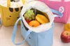 Thickening Insulation Waterproof Portable South Korea Brown Handbag Lunch Meal Lunch Box Cut Cartoon Small Bag Free Shipping