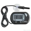 Mini Digital Fish Aquarium Thermometer Tank met bedrade sensorbatterij inbegrepen in OPP-tas Zwart gele kleur voor optie Gratis verzending