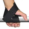 2PCSPair Gewichtheffen Hand Pols Bar Ondersteuning Band Brace Ondersteuning Gym Bandjes Gewichtheffen wrap Body Building Grip Handschoen8105119