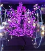 2017 LED CHERRY Blossom Drzewo Light 864PCS Żarówki LED 1.8m Wysokość 110 / 220VAC Siedem Kolory Dla Opcji Rainspal Outdoor Użytkowanie Drop Shipping