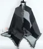 3 colori Donna Inverno Caldo Coperta sciarpa Cashmere Plaid Lana Poncho sciarpa Cape Pashmina Sciarpa di lana Scialle LA179-1