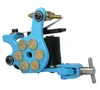 Wholepure Handmased Cast Iron Tattoo Machine 10 Wraps Wire Cutting Tattoo For Liner 4 Färger att välja9353207