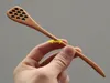 100pcs/lot Natural Wooden Honey Stick Kitchen Supplies Honey Stirrer Stirring Long Spoon Honeycomb Honey Dipper Wood