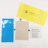 Cleaning clothes Wet and Dry 2 in 1 of Wipes Dust-Absorber Guide Sticker for Cellphone LCD Tempered Glass Screen Protector Alcohol Cleaning