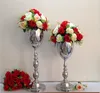 sliver mental Reversible Trumpet sliver Vase Flower vase Wedding Centerpiece