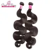 Indian Virgin Hair 3pcs/lot Remy Human Hair Weave Wavy Body Wave Free Shipping Natural Color