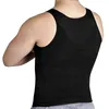 Wholesale- Cheap Men Abdomen Vest Thermal Sculpting Body Reduce Fat Gynecomastia Vest Shaper Belly Corset Compression Tights Male