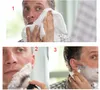 Profesjonalne fryzjerki do golenia włosów golenia brzytwy naturalny drewno rączka borsła do golenia pędzla do golenia dla mężczyzn narzędzie fryzjera męskie męskie fa3615491