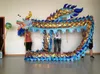 10m 6大人サイズの真新しい中国の伝統的なフォークオペラ春の日のドラゴンダンスオリジナルゴールドメッキフェスティバルセレブレーションコスチュームパーティーステージプロップ