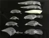 Mix 10 stijlen Set Unpainted Crankbait Fishing Lokken Body Blanco Locs Kunstmatige Embryo Hard Aas Vliegen Vissen Baits