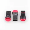 Partihandel 200PCS / Lot USB 2.0 Micro SD T-Flash TF Memory Card Reader Whistle Style Gratis frakt
