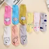 Printemps automne Style enfants chaussettes dessin animé coton bébé chaussettes mignon chat renard motif cheville chaussette pour enfants 20 paires/couleur