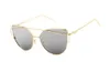 Hurtownia SOJOS Powłoka Lustrzane Okulary Kobiety/Mężczyźni Cat Eye Okulary Moda Brand New Twin-Beams Różowe okulary óculos de sol 1001