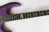 JPX costume 24 Frets Music Man Ernie Ball guitarra roxa John Petrucci Metallic Elétrica Ebony Locking Tremolo ponte Chrome construçõ