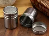 New Arrive Stainless Chocolate Shaker Cocoa Flour Icing Sugar Powder Coffee Sifter Lid Shaker Kitchen Cooking Tools