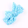 Cute Kids Baby Girls Headwraps Top Knot Dot big Bow Headband Children Infants DIY Headwear Turban Girl Hair Accessories