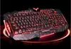 Ny RedPurpleBlue Backlight Professional Gaming Keyboard PC -tangentbord för DOTA2 LOL LED -bakgrundsbelyst spel Keyboard4104504