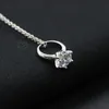 Crystal Necklaces Rhinestone Charm Plated Snowflake Necklace Heart Crown Butterfly Owl Pendant Necklace