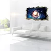 Uzay Kara Delik Vorteks Duvar Çıkartmaları Childen039s Odalar Kreş Çocuk Yatak Odası Çıkartmaları Kırıldı 3D Çıkarılabilir Ev Dekor9457749