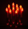 Sans fil LED télécommande bougies lumières arbre de noël fête décor à la maison bougie éclairage lampe club de pâques bougies coniques de cire cadeau festif
