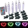 Wireless LED Remote Control Candles Lights Christmas Tree Party Home Decor candle lighting lamp Easter club Wax Taper Candles gift