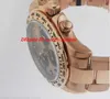 Hochwertige Luxus-Herrenuhren, Edelstahlarmband, Herrenuhr aus Roségold, 116505, rosafarbenes Zifferblatt, 40 mm, automatische mechanische Herrenuhr318x