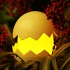 Mini Night Light USB Rechargeable or 3 AAA battery powered yolk bedside lights energy saving bedroom lamps pink yellow blue for birthday gifts