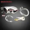 Latest Stainless Steel Male Cock Cage Curve Penis Ring With NonSlip Ring Chastity Belt Device Adult Bondage BDSM Product Sex Toy 4772373