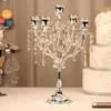 40 CM 높이 유럽 스타일 Candelabra 낭만적 인 촛불 저녁 식사 촛대 ​​조명 캔들 홀더 홈 및 웨딩 테이블 장식
