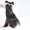 13X4 Frontal de encaje con paquetes de cabello Onda del cuerpo Brasileño Peruano Indio Malasia Virgen Cabello humano teje Cierre Natural Negro C3806996