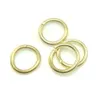 100st Lot 925 Sterling Silver Gold Plated Open Jump Ring Split Rings Tillbehör för DIY Craft Jewelry W5009 254D