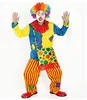 Engraçado Palhaço Trajes Cospaly Clown Roupas Terno Traje de Circo Das Mulheres Dos Homens Joker Traje para a Festa no saco RF0069
