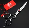 547 # 5.5 '' Märke Purple Dragon Toppkvalitet Frisör Saxar JP 440C 62hrc Home Salon Barber's Cutting Scissors Hair Shears