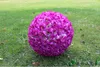 Hot 25 CM 10 Inch Artificial White Rose Silk Flower Kissing Balls Hanging Ball For Christmas Ornaments Wedding Party Decorations Supplies