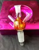 T de bola de vidro - tubo de fumar hookah de vidro Gongos de vidro - plataformas de petróleo bongos de vidro cachimbo de água para cachimbo de água - vaporizador vaporizador