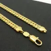 Snake Chain 18k Yellow Gold Filled Solid Herringbone Necklace Accessories 24 inches