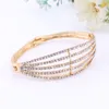 Jewelry Sets For Women Gold/Silver Plated Accessories Pendant Statement African Beads Crystal Necklace Earrings Bracelet Ring