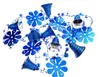 2st 1,8 meter 3d Snowflake Bell Tree Pendant Drop Ornaments Strap Garland Julgran Holiday Venue Dekoration