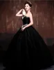 Ball Gowns Long Black Yellow Quinceanera Dresses Sequins Beaded Sweetheart Bodice Corset Prom Dress Sparkly Pageant Dress